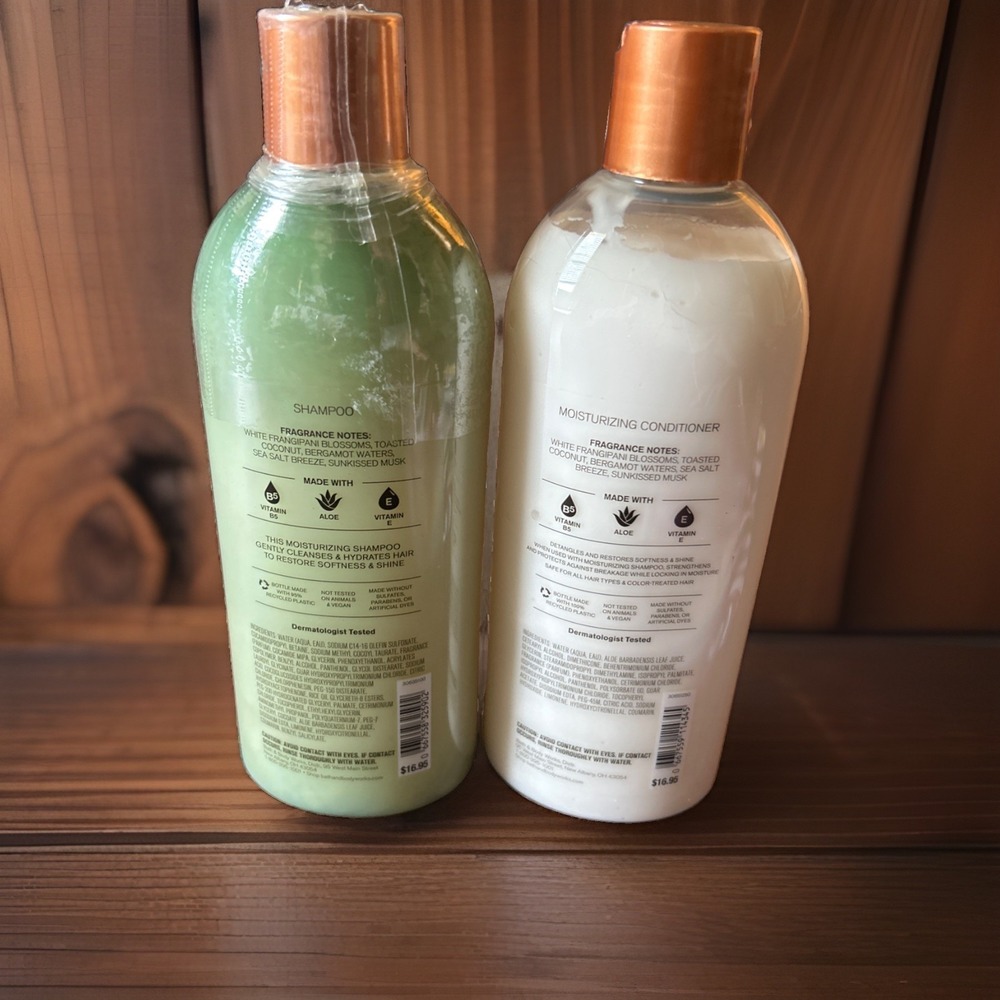 Bath & Body Works AT THE BEACH Shampoo & Conditioner Full Size Set - Picture 2 of 4